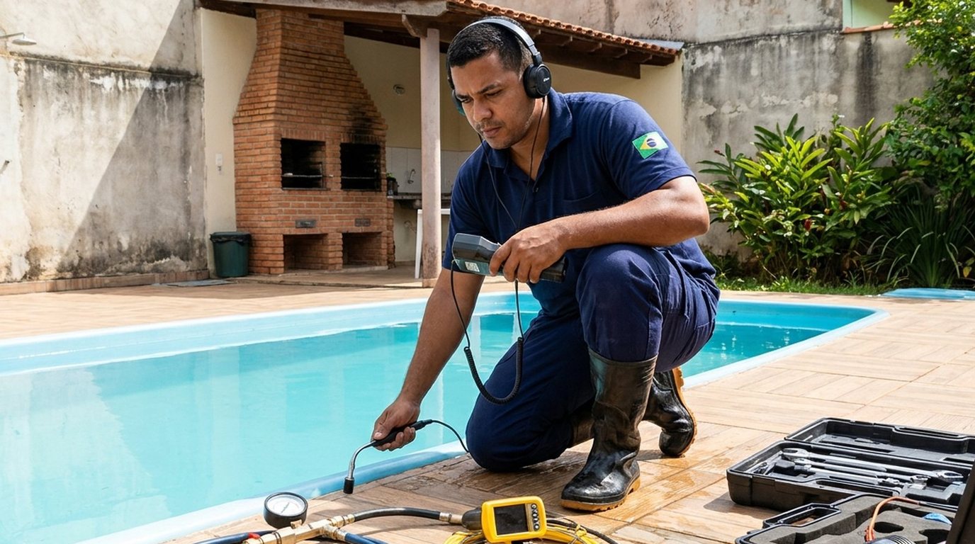 Caça Vazamento em Piscina