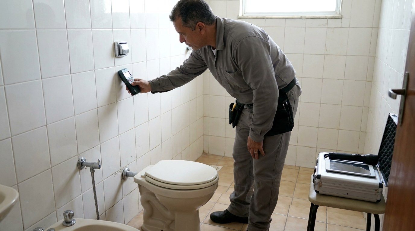 Conserto de Vazamento no Piso